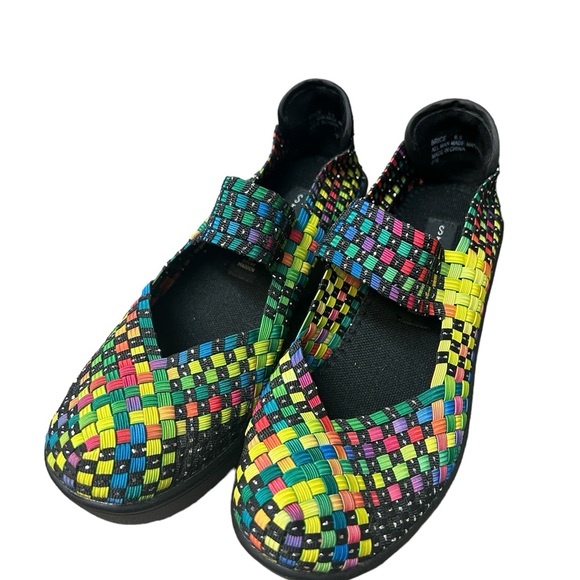 Steven by Steve Madden Size 6.5 Brice Multicolor Wedge - Picture 1 of 7